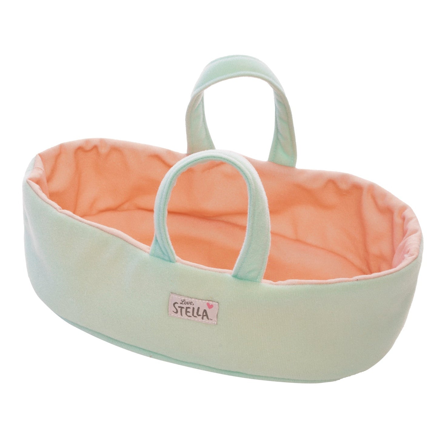 LOVE, STELLA MY FIRST DOLL-PEACH & BASSINET