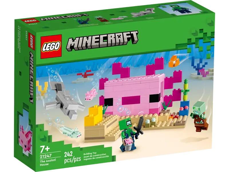 LEGO MINECRAFT AXOLOTL HOUSE