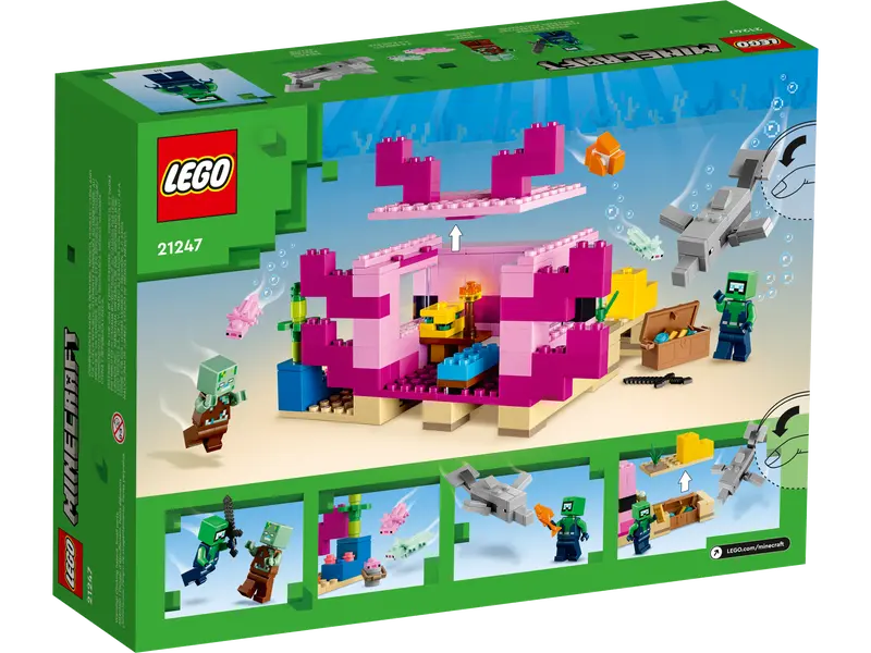 LEGO MINECRAFT AXOLOTL HOUSE