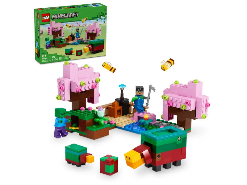 LEGO MINECRAFT THE CHERRY BLOSSOM GARDEN