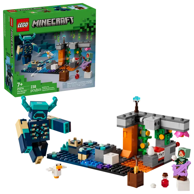 LEGO MINECRAFT THE WARDEN ENCOUNTER