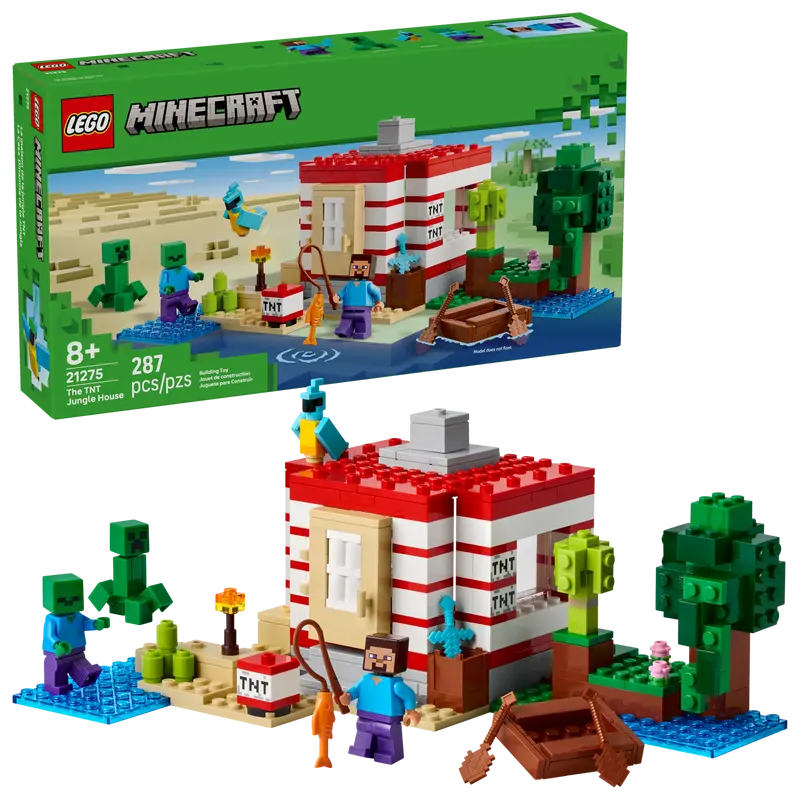 LEGO MINECRAFT THE TNT JUNGLE HOUSE