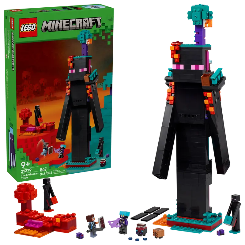 LEGO MINECRAFT THE ENDERMAN TOWER