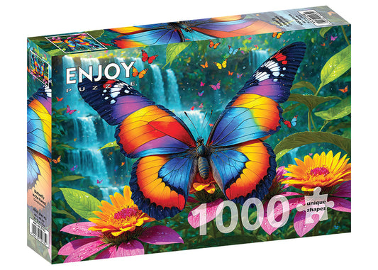 ENJOY 1000 PC BUTTERFLY IN THE FOREST