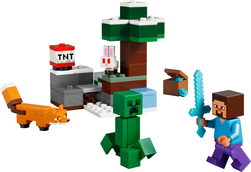 LEGO MINECRAFT STEVE'S TAIGA ADVENTURE