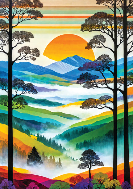 ENJOY 1000 PC HILLTOPS BREEZE
