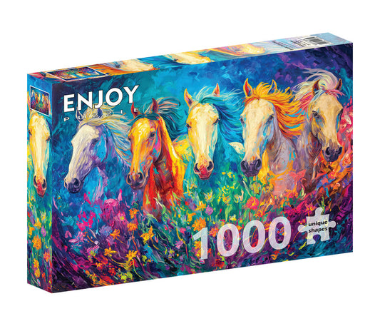 ENJOY 1000 PC BRIGHT GALLOPING