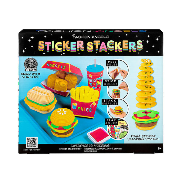 FA STICKER STACKERS- FAST FOOD