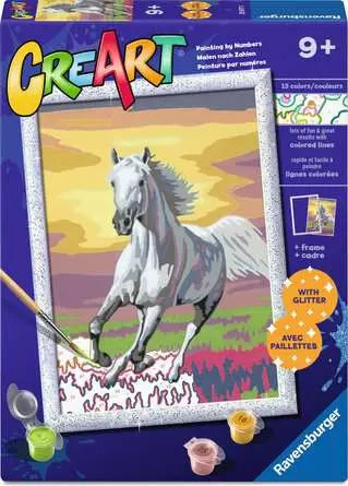 RAVENSBURGER CREART HORSE AT SUNSET