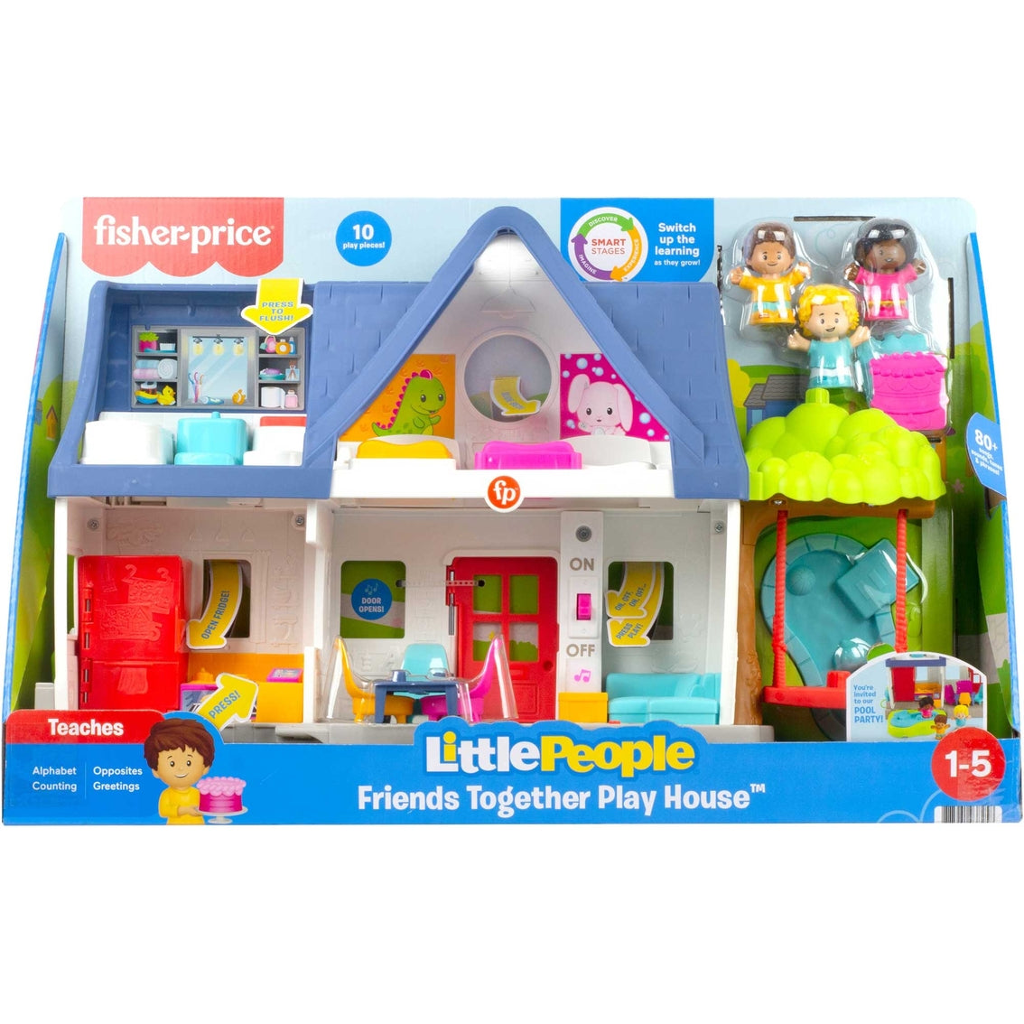 FISHER-PRICE LITTLE PEOPLE BEST FRIENDS PLAYHOUSE