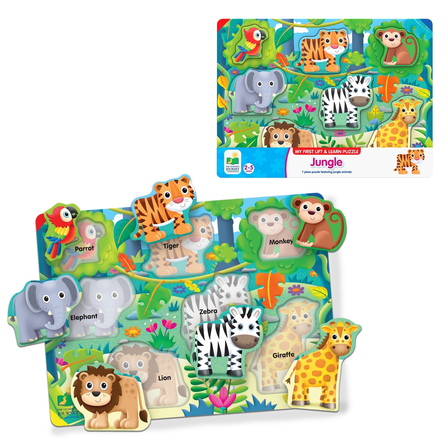 LIFT & LEARN PUZZLE JUNGLE