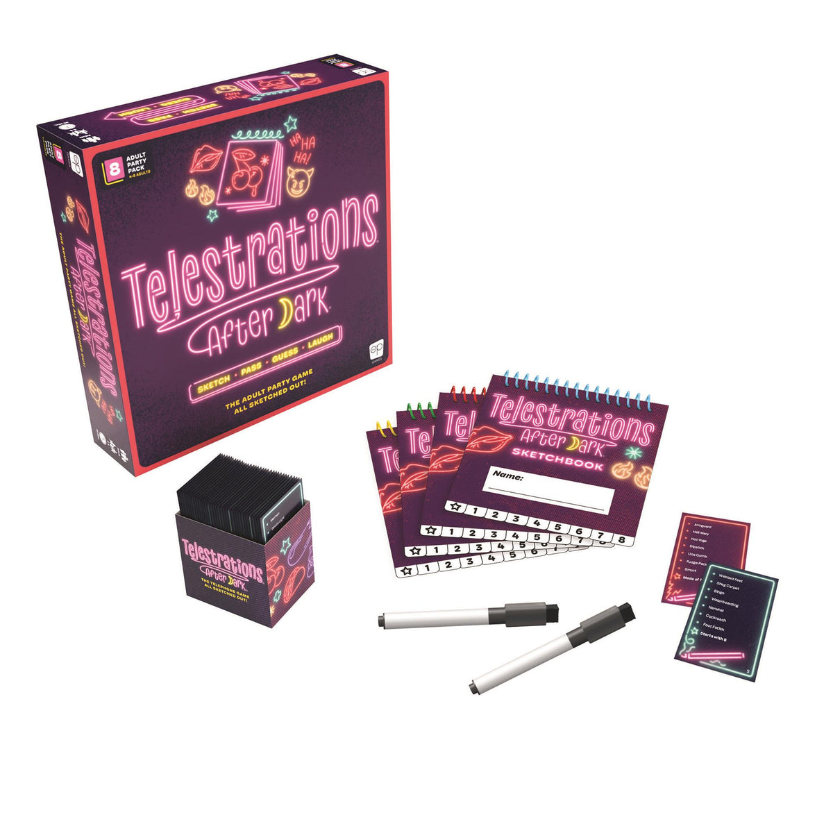 TELESTRATIONS AFTER DARK 8 PLAYER