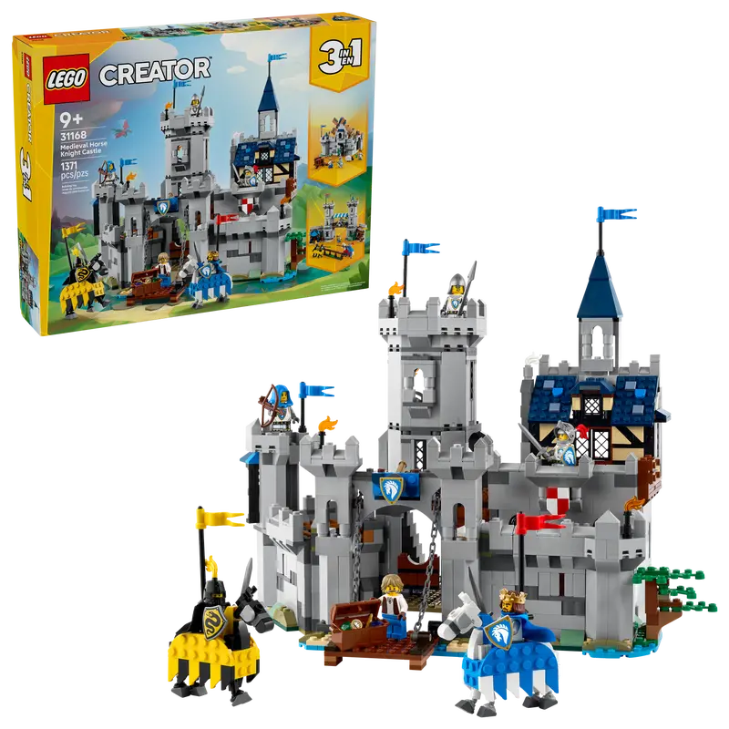 LEGO CREATOR MEDIEVAL HORSE KNIGHT CASTLE