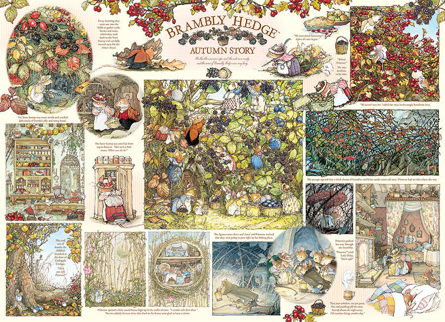 COBBLE HIL 1000 PC BRAMBLY HEDDE AUTUMN STORY
