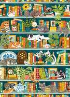 COBBLE HIL 1000 PC THE PURRFECT BOOKSHELF