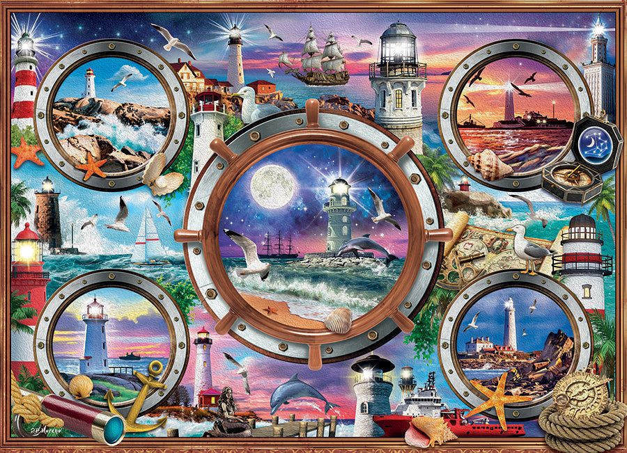 COBBLE HIL 1000 PC LIGHTHOUSES