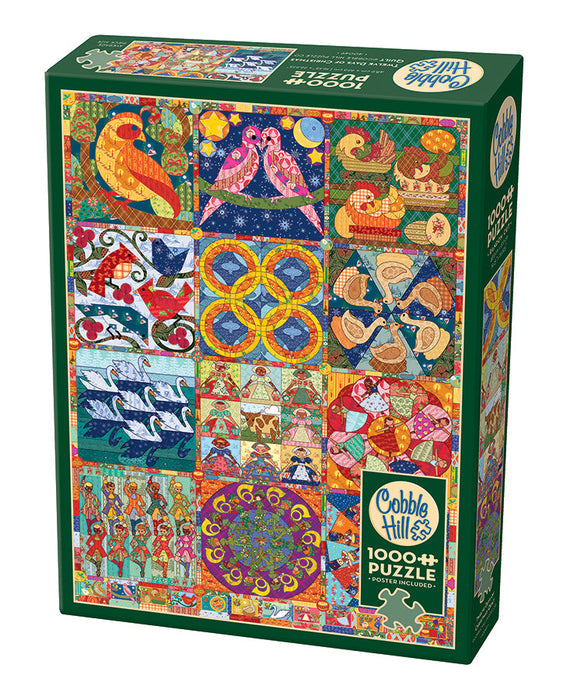 COBBLE HIL 1000 PC CHRISTMAS QUILT