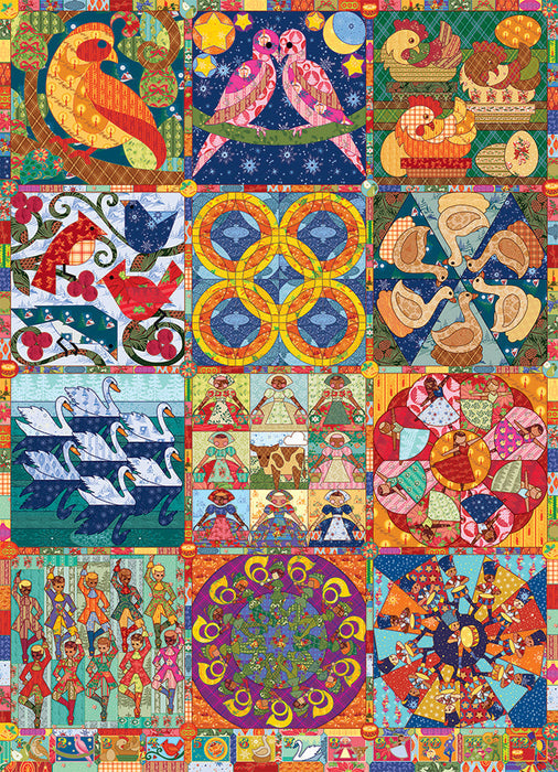 COBBLE HIL 1000 PC CHRISTMAS QUILT