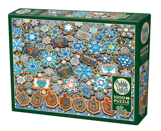 COBBLE HIL 1000 PC HANUKKAH COOKIES