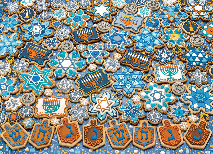 COBBLE HIL 1000 PC HANUKKAH COOKIES