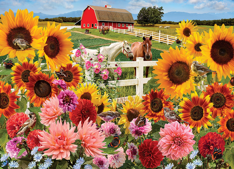 COBBLE HIL 1000 PC SUNFLOWER FARM