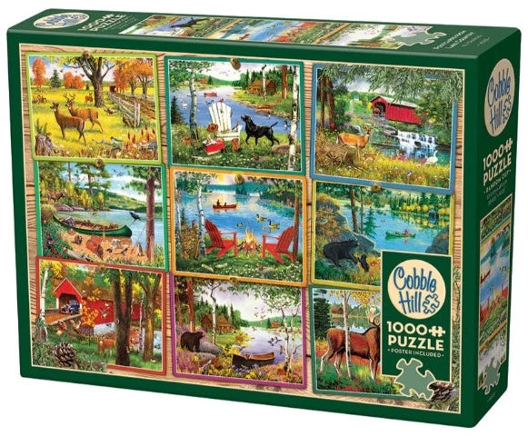 COBBLE HIL 1000 PC POSTCARDS FROM LAKE COUNTRY