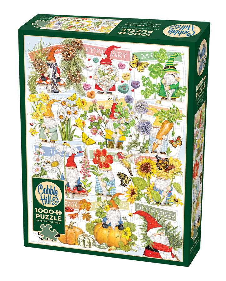 COBBLE HIL 1000 PC A HAPPY GNOME LIFE