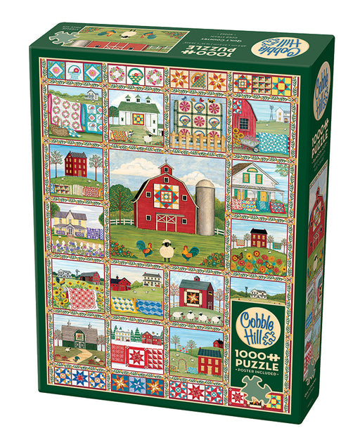 COBBLE HIL 1000 PC QUILT COUNTRY