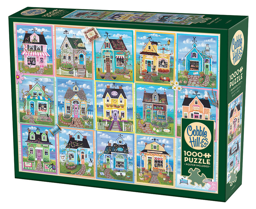 COBBLE HIL 1000 PC SEASIDE SHOPS