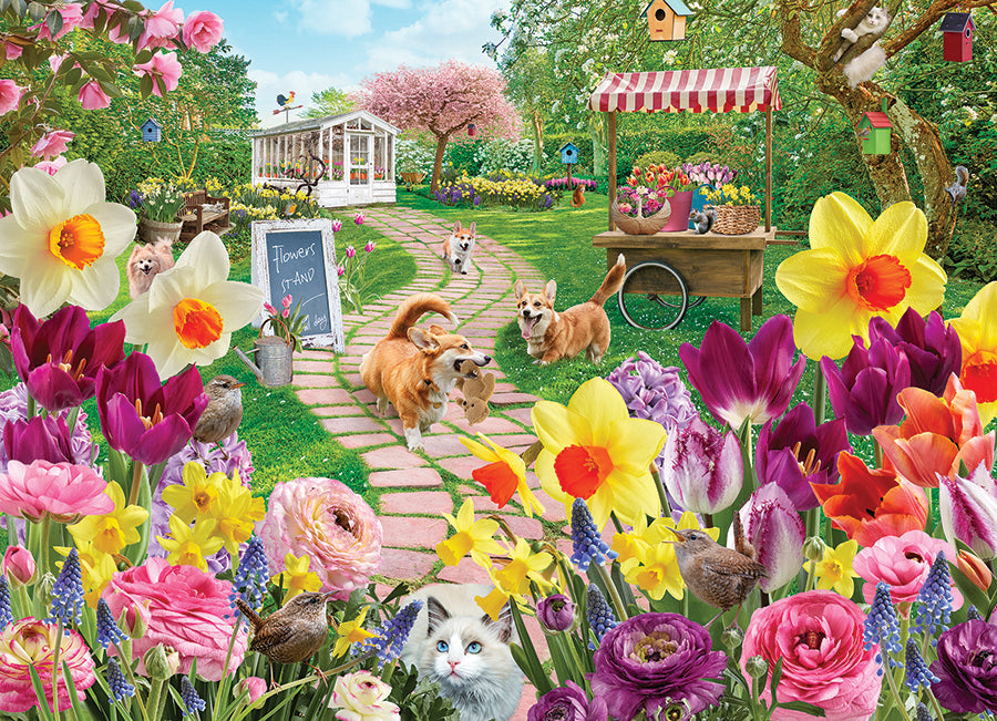 COBBLE HIL 1000 PC SPRINGTIME FROLIC