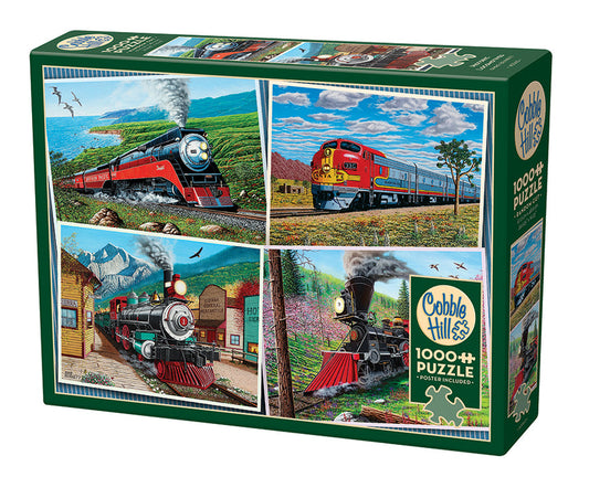 COBBLE HIL 1000 PC HISTORIC LOCOMOTIVES