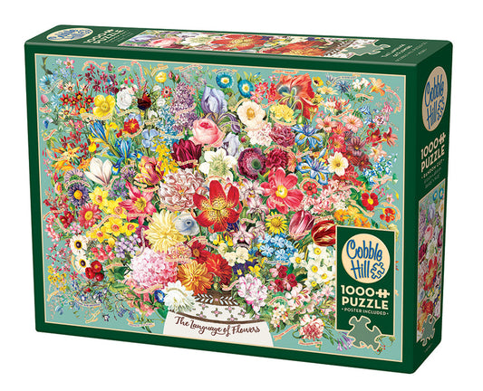COBBLE HIL 1000 PC THE LANGUAGE OF FLOWERS