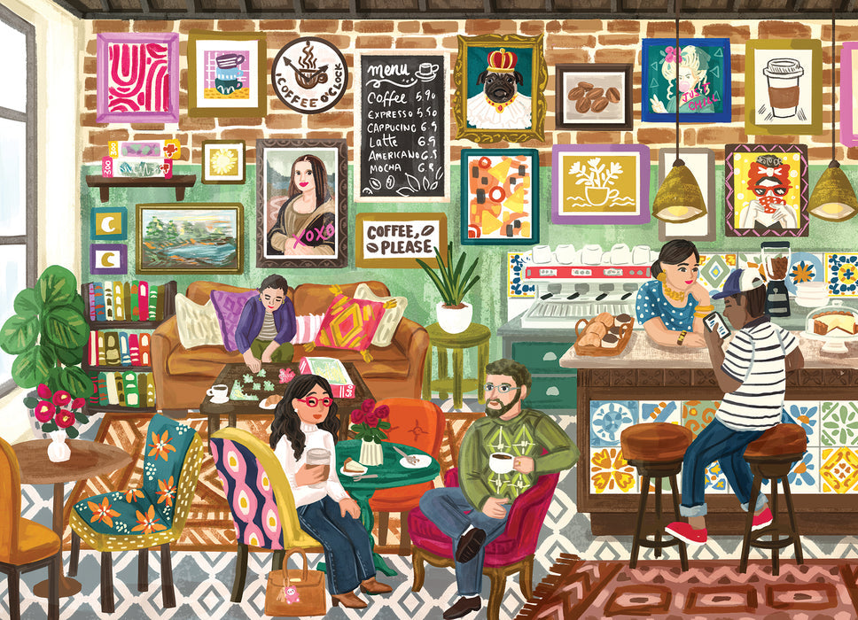 COBBLE HIL 1000 PC COFFEE PLEASE