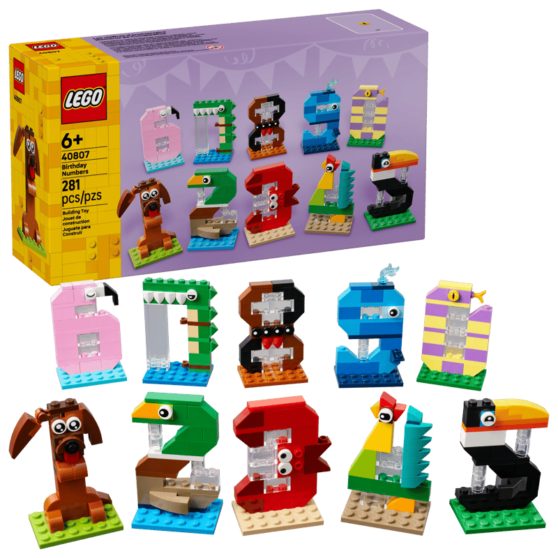 LEGO BIRTHDAY NUMBERS
