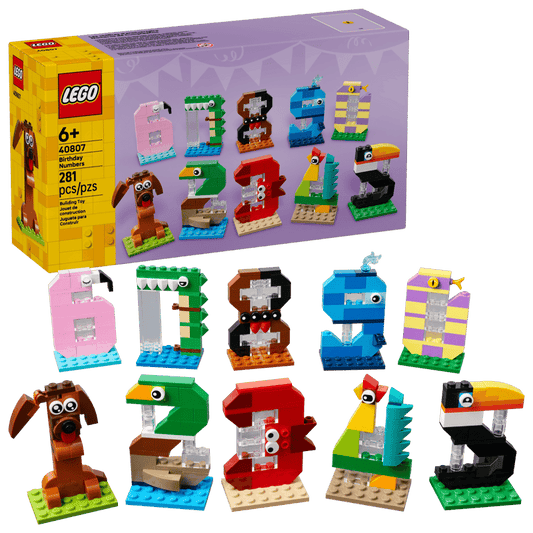 LEGO BIRTHDAY NUMBERS