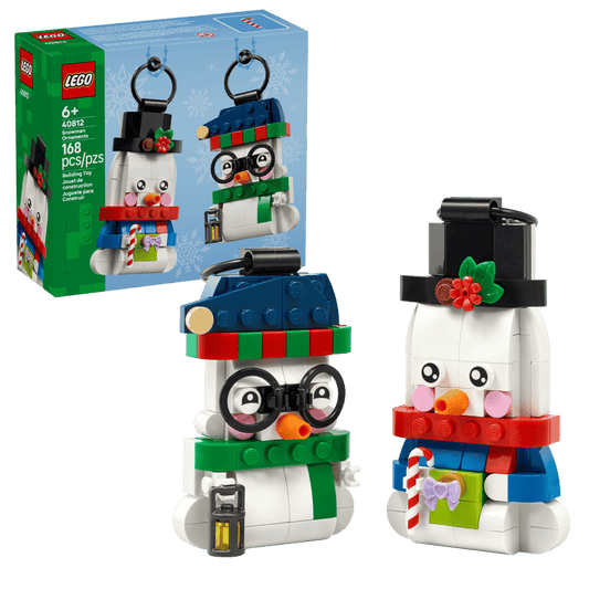 LEGO SNOWMAN ORNAMENTS