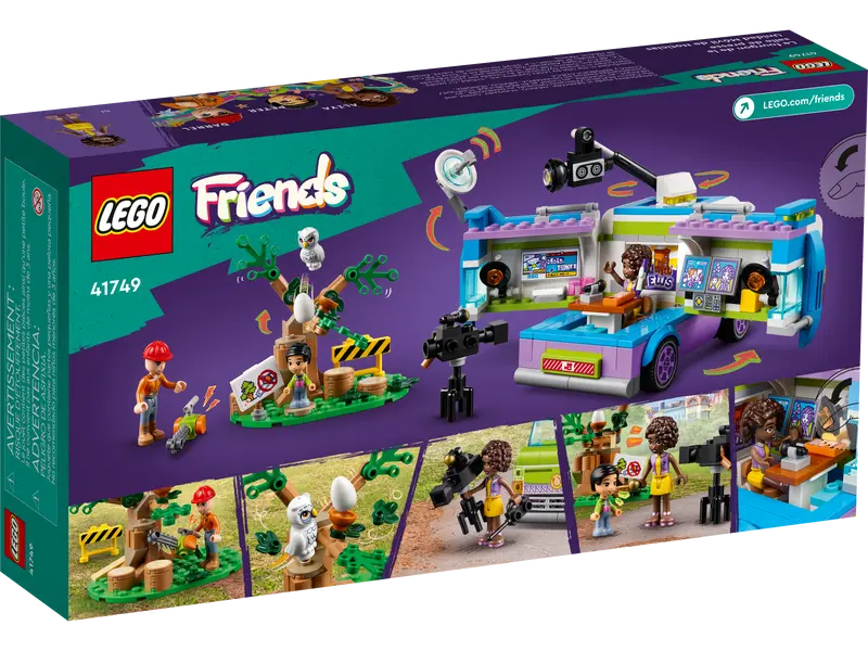 LEGO FRIENDS NEWSROOM VAN