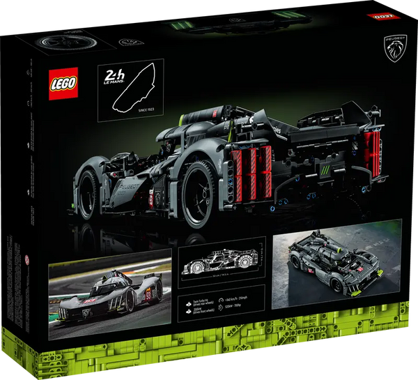 LEGO TECHNIC PEUGEOT 9X8 24H LE MANS HYBRID HYPERCAR Simply