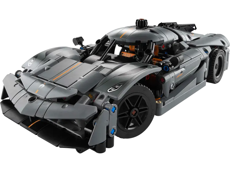 LEGO TECHNIC KOENIGSEGG JESKO ABSOLUT GREY HYPERCAR