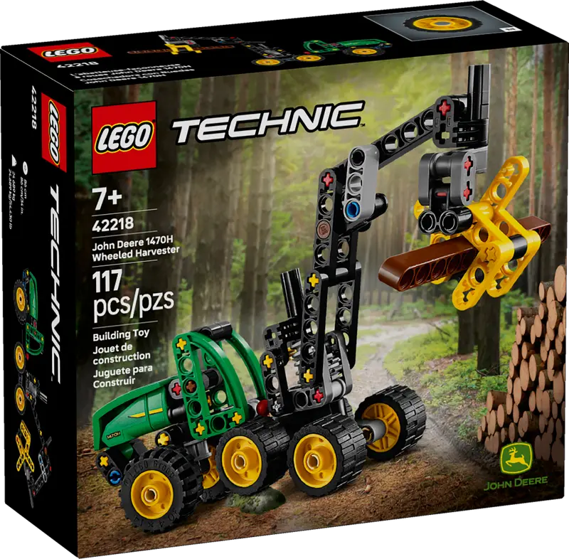 LEGO TECHNIC JOHN DEERE 1470H WHEELED HARVESTER