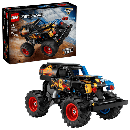 LEGO TECHNIC GRAVE DIGGER FIRE AND ICE