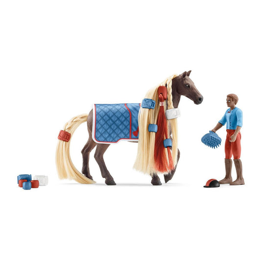 SCHLEICH HORSE CLUB- STARTER SET LEO & ROCKY