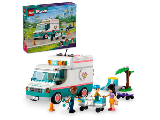 LEGO FRIENDS HEARTLAKE CITY HOSPITAL AMBULANCE