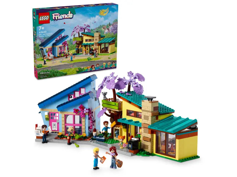 LEGO FRIENDS OLLY & PAISLEY'S FAMILY HOUSES