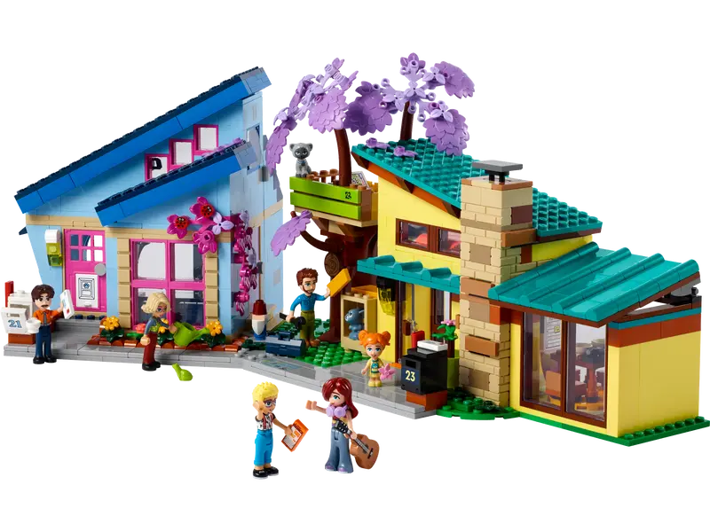 LEGO FRIENDS OLLY & PAISLEY'S FAMILY HOUSES