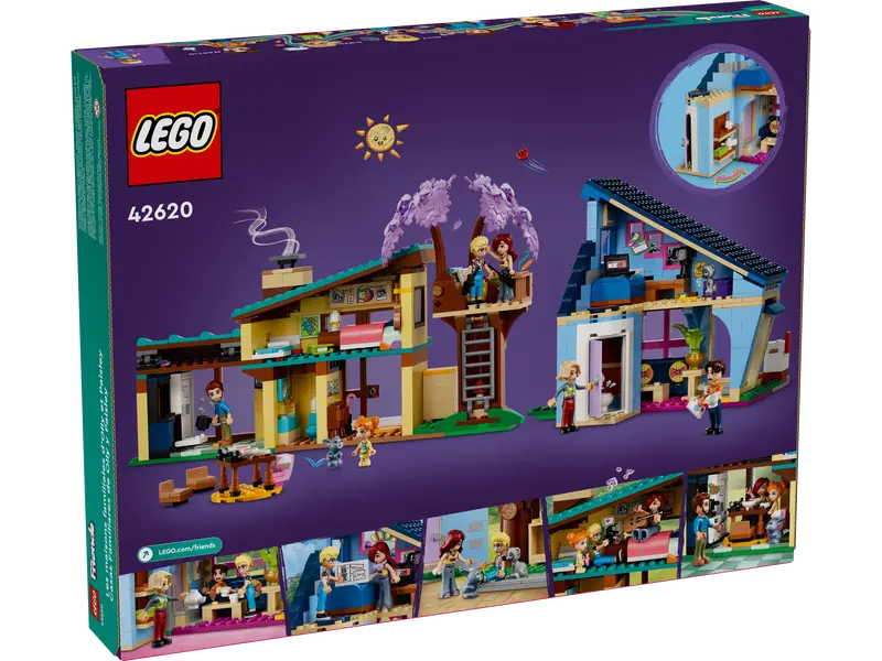 LEGO FRIENDS OLLY & PAISLEY'S FAMILY HOUSES