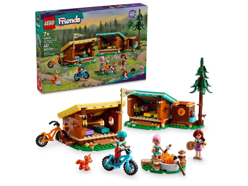 LEGO FRIENDS ADVENTURE CAMP COZY CABINS