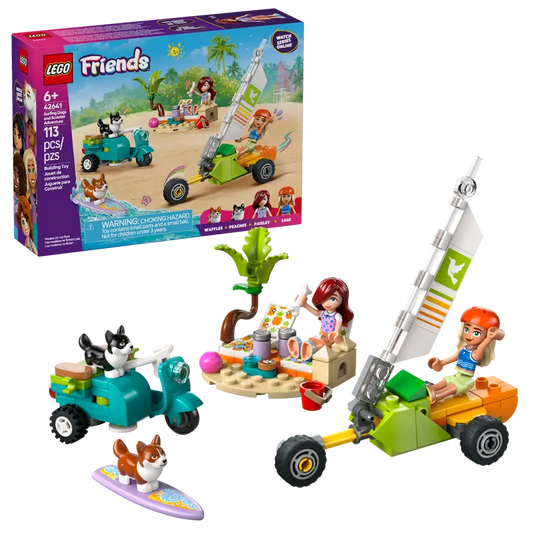 LEGO FRIENDS SURFING DOGS & SCOOTER ADVENTURE