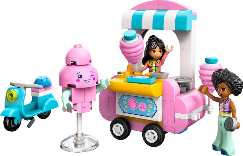 LEGO FRIENDS COTTON CANDY STAND & SCOOTER