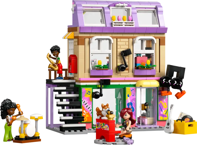 LEGO FRIENDS MUSIC STORE & APARTMENT